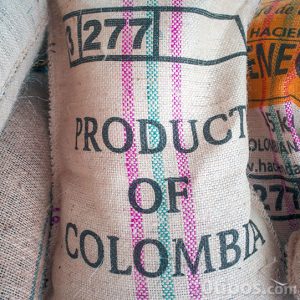 Sacos de café de Colombia