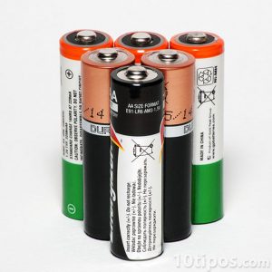 Baterías tamaño doble A para dispositivos portátiles